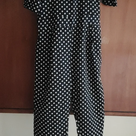 Polka dot full sleeve jumpsuit - Picture 4 of 5